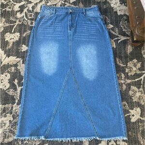 Women’s Maxi Length denim skirt